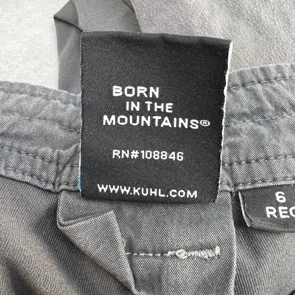 Kuhl Women's Vintage Patina Dye Gray Hiking Pants Size 6R - Picture 13 of 14